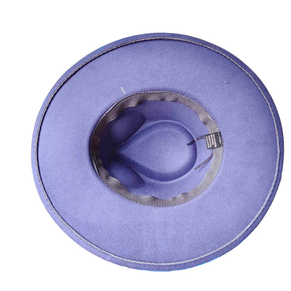 Hand Drawn Fedora Hat for Men and Women