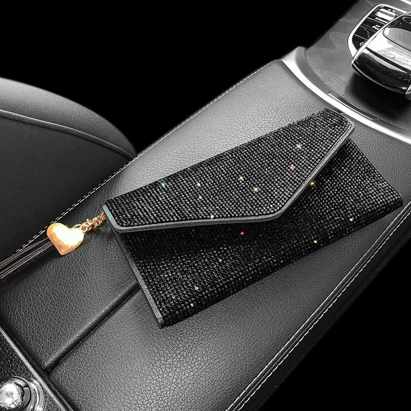 Thin Bling Rhinestone Wallet