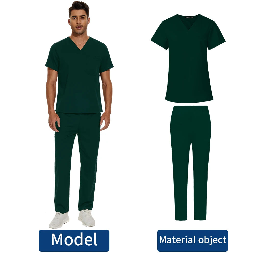 Men's Scrubs Medical Uniform