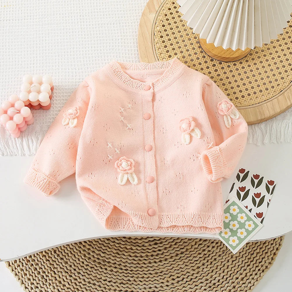 Girls Knitted Woolen Tutu Skirts 2pcs Det