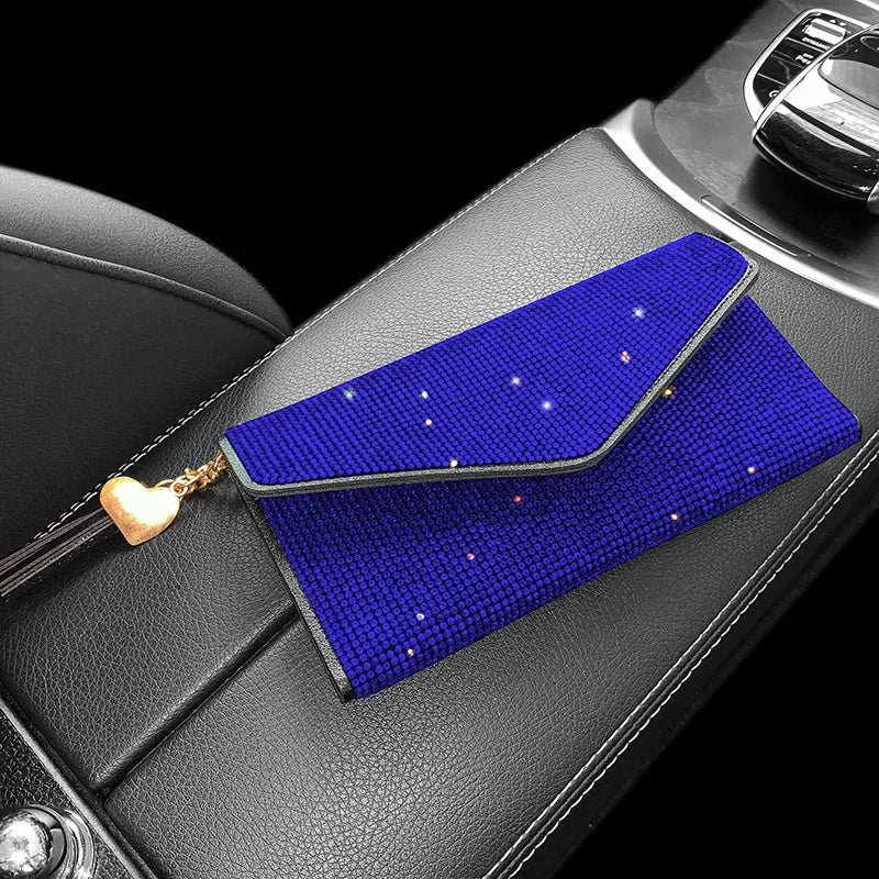 Thin Bling Rhinestone Wallet