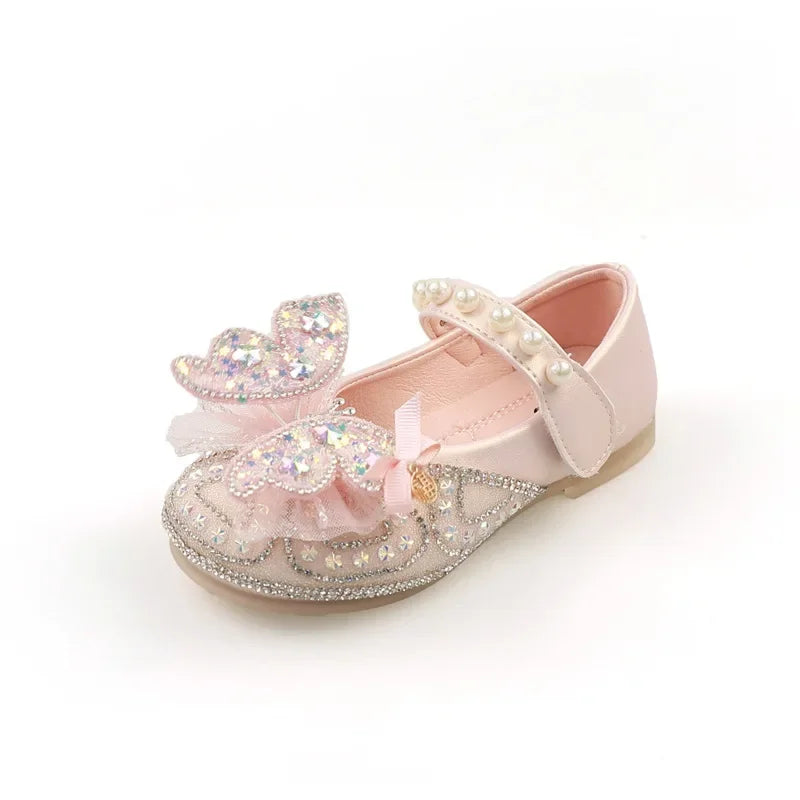 Children's Chic Princess Shoes for Girls Luxury Rhinestone