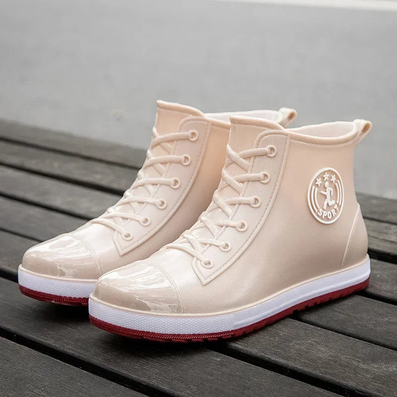 Fur lined Rain Booties