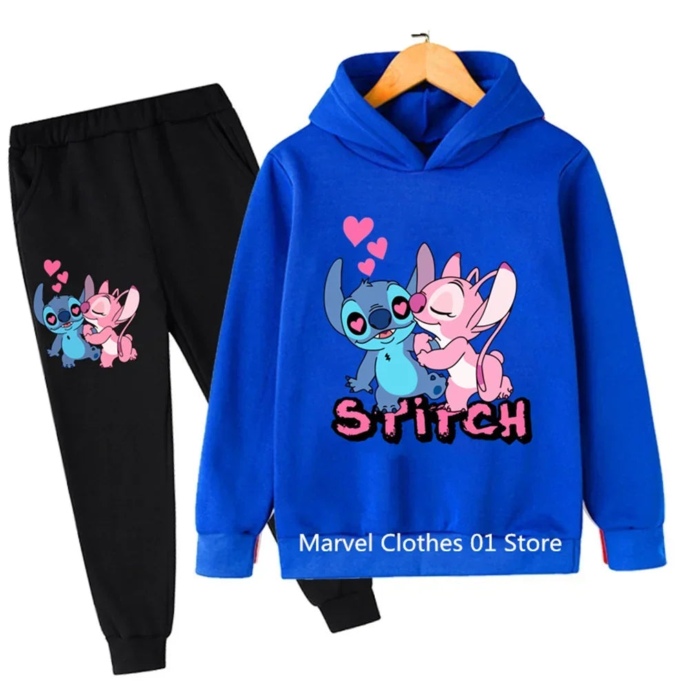 Two Piece Stitch Hoodie Sets