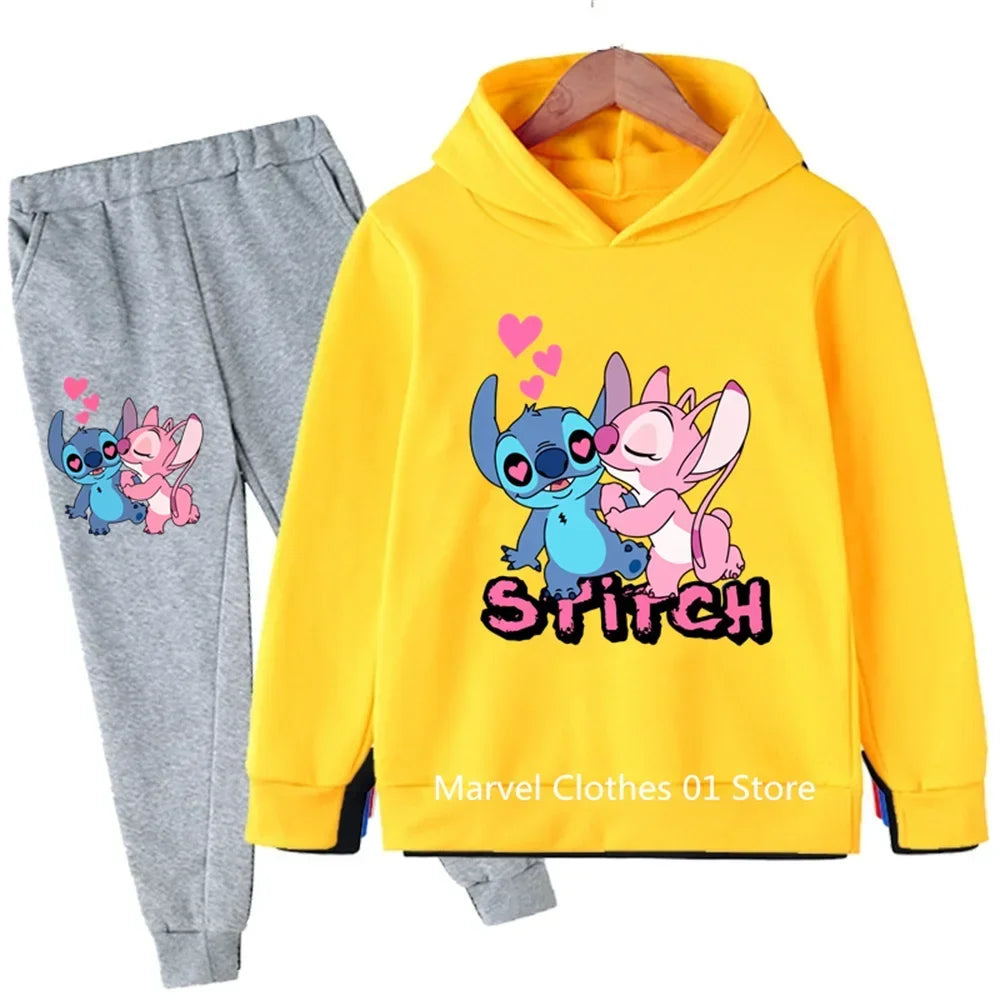 Two Piece Stitch Hoodie Sets