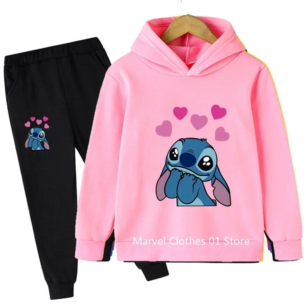 Two Piece Stitch Hoodie Sets