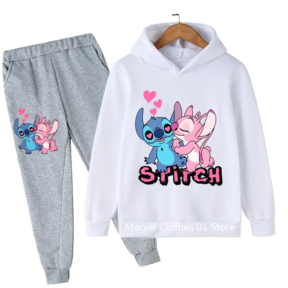Two Piece Stitch Hoodie Sets