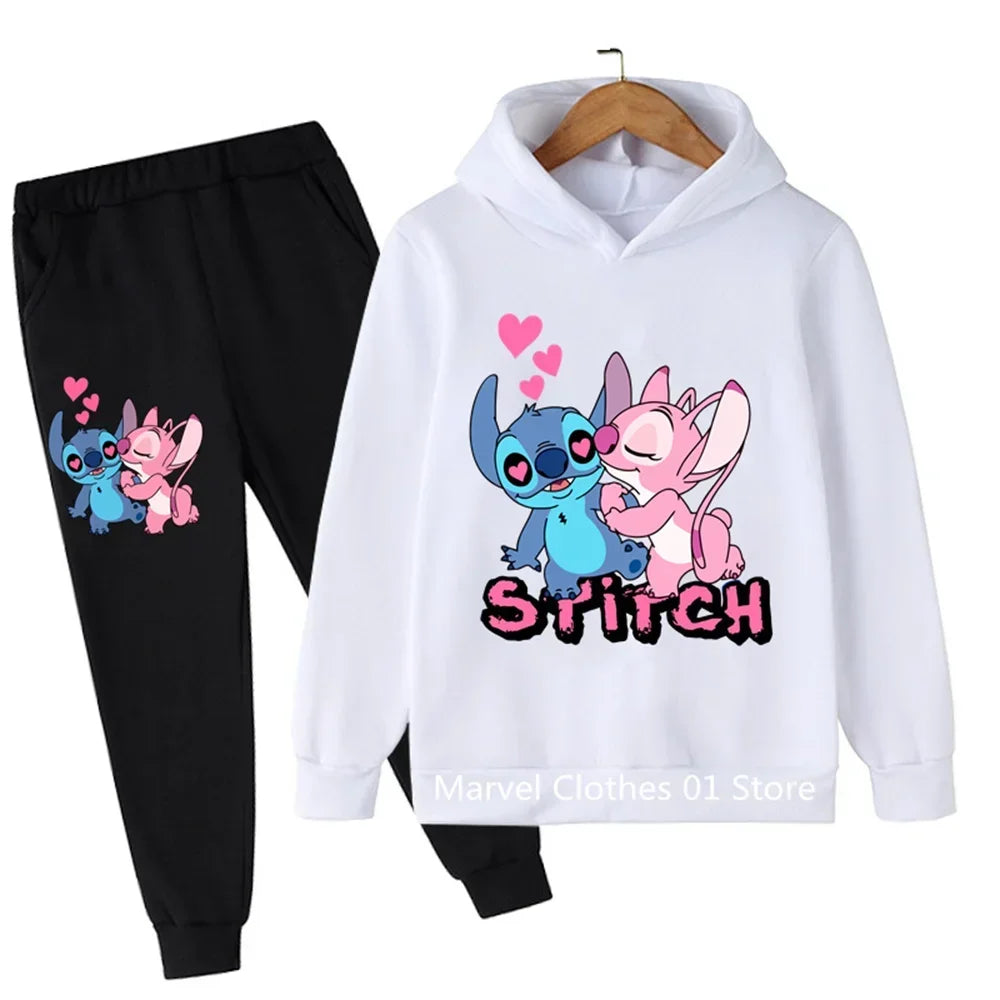 Two Piece Stitch Hoodie Sets