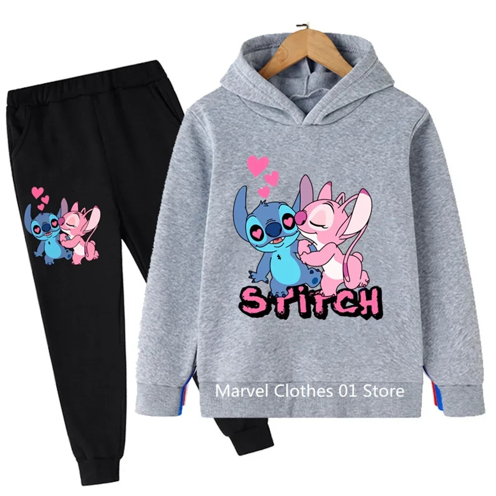 Two Piece Stitch Hoodie Sets