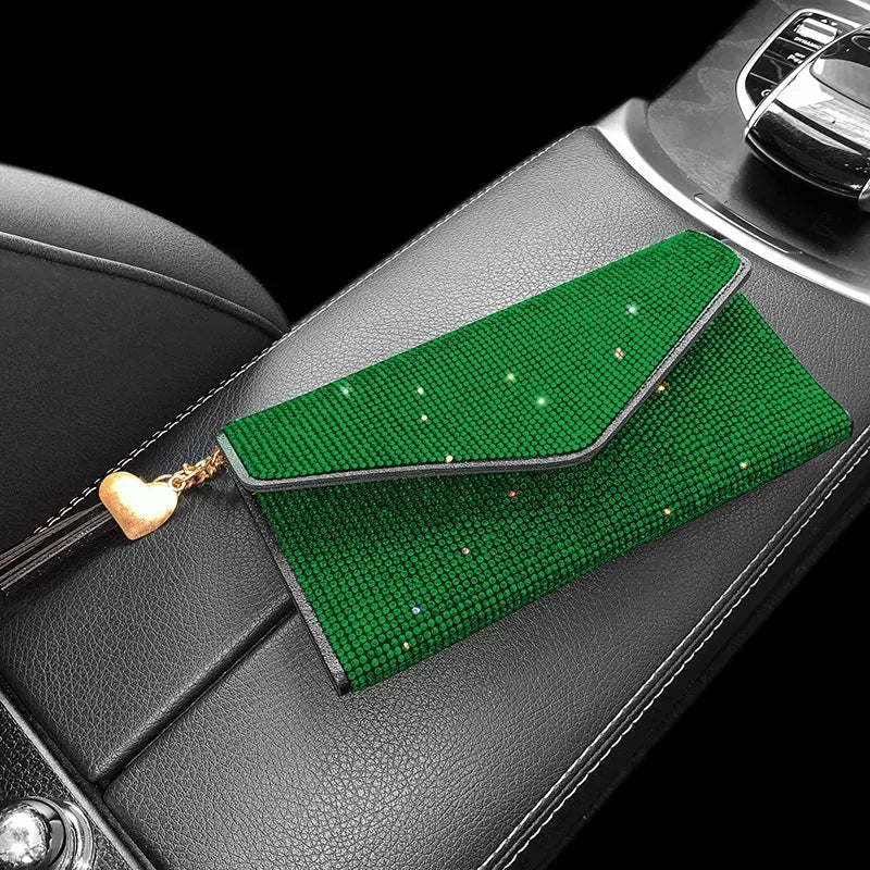 Thin Bling Rhinestone Wallet