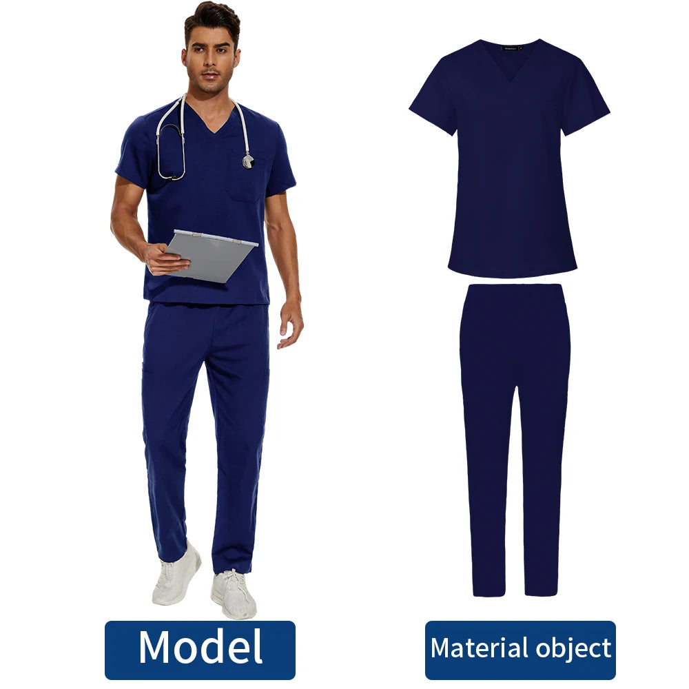 Men's Scrubs Medical Uniform