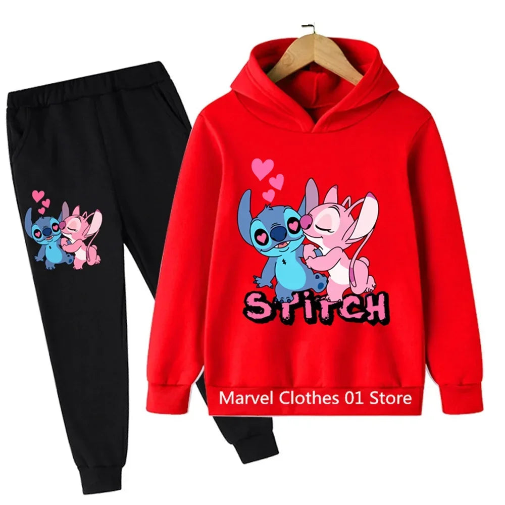 Two Piece Stitch Hoodie Sets
