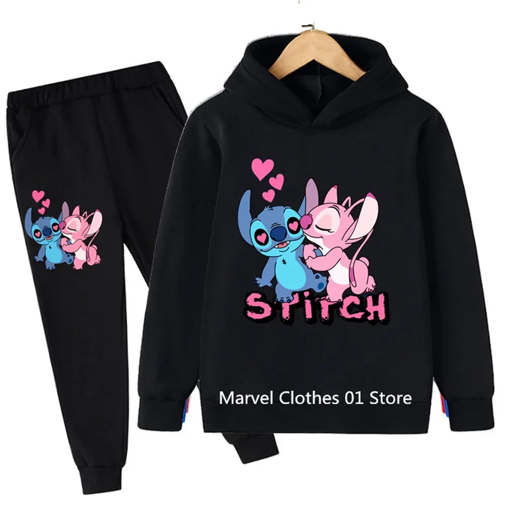 Two Piece Stitch Hoodie Sets
