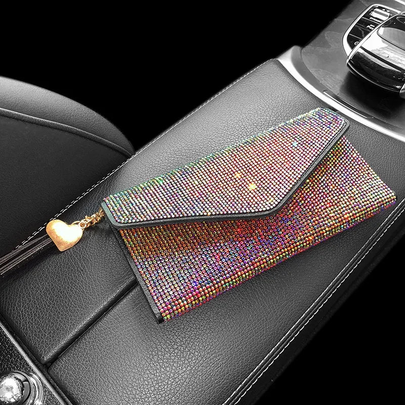 Thin Bling Rhinestone Wallet