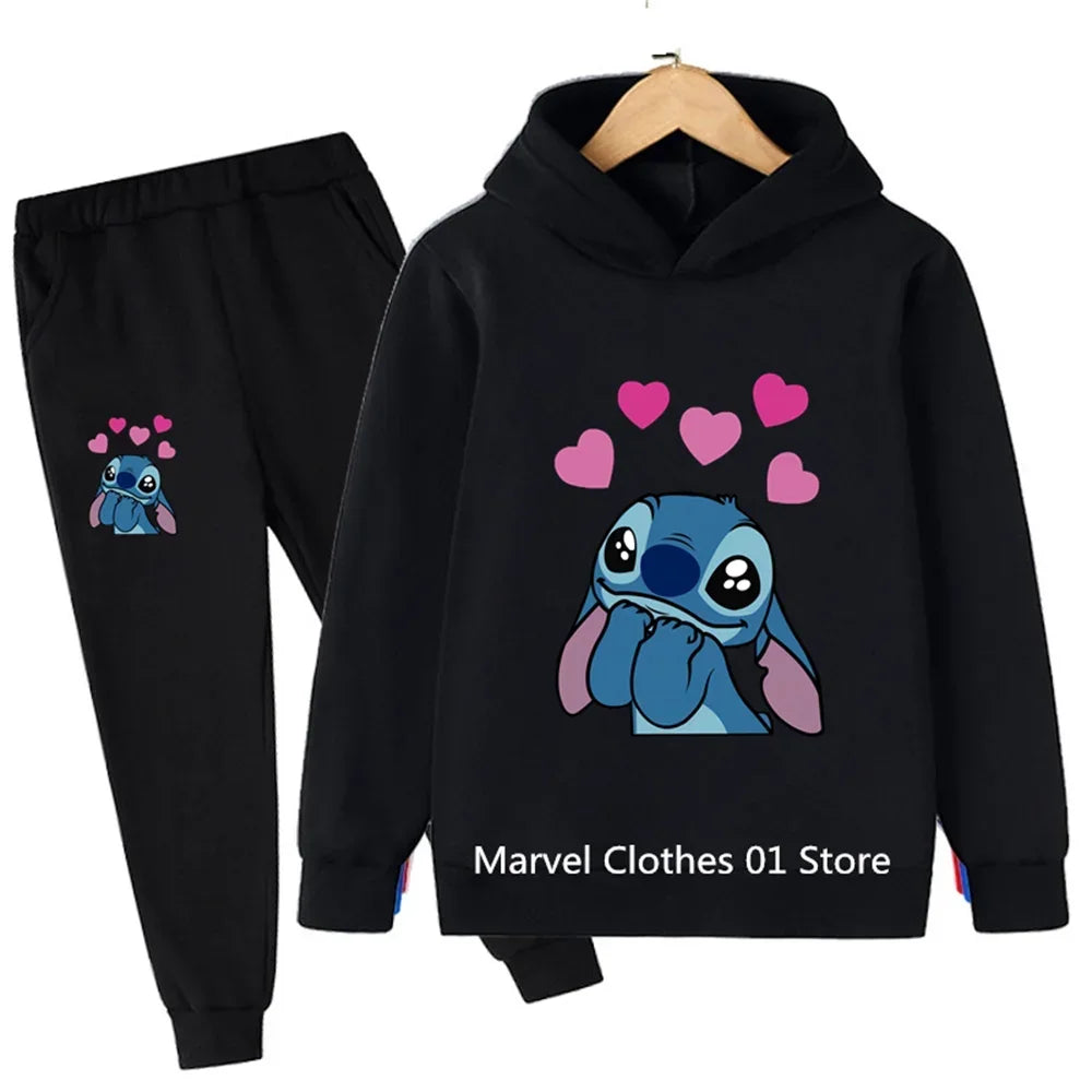 Two Piece Stitch Hoodie Sets