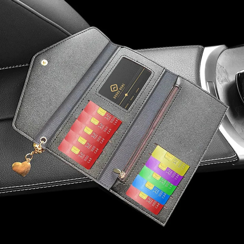 Thin Bling Rhinestone Wallet