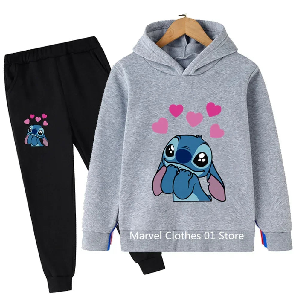 Two Piece Stitch Hoodie Sets