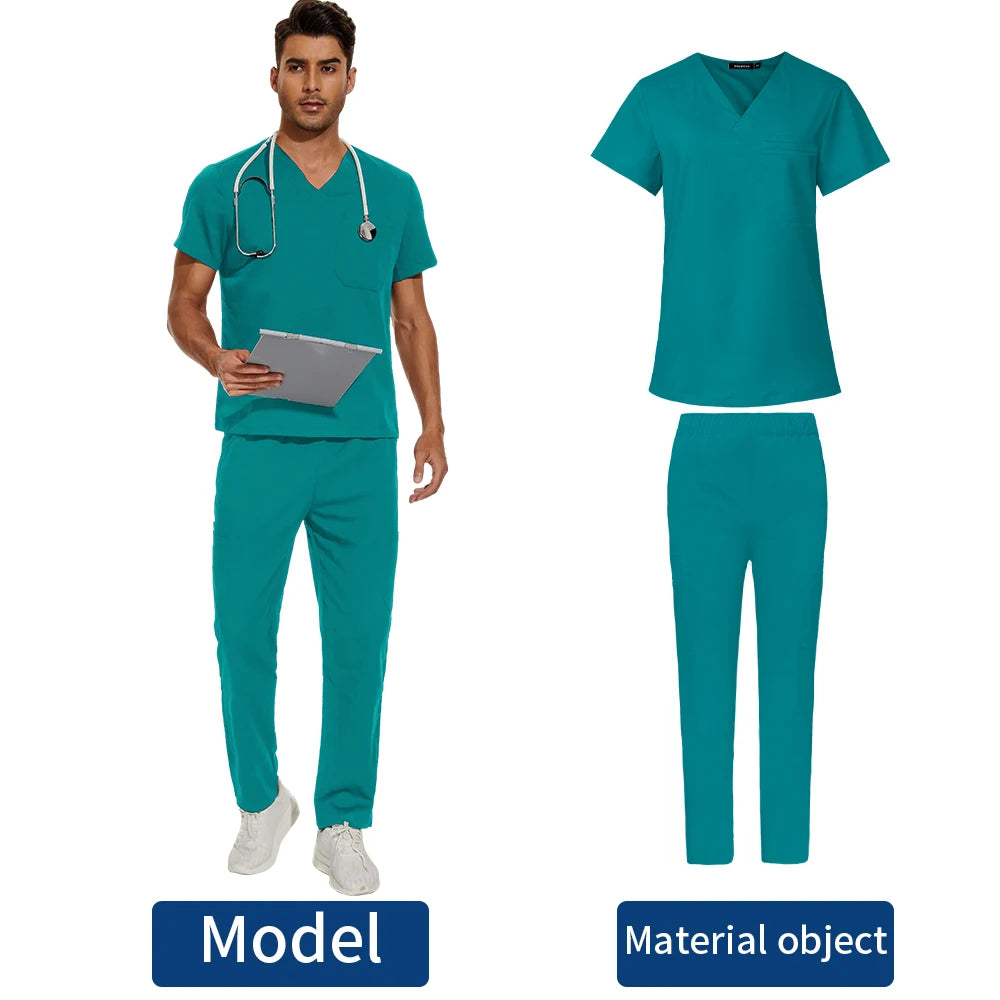 Men's Scrubs Medical Uniform