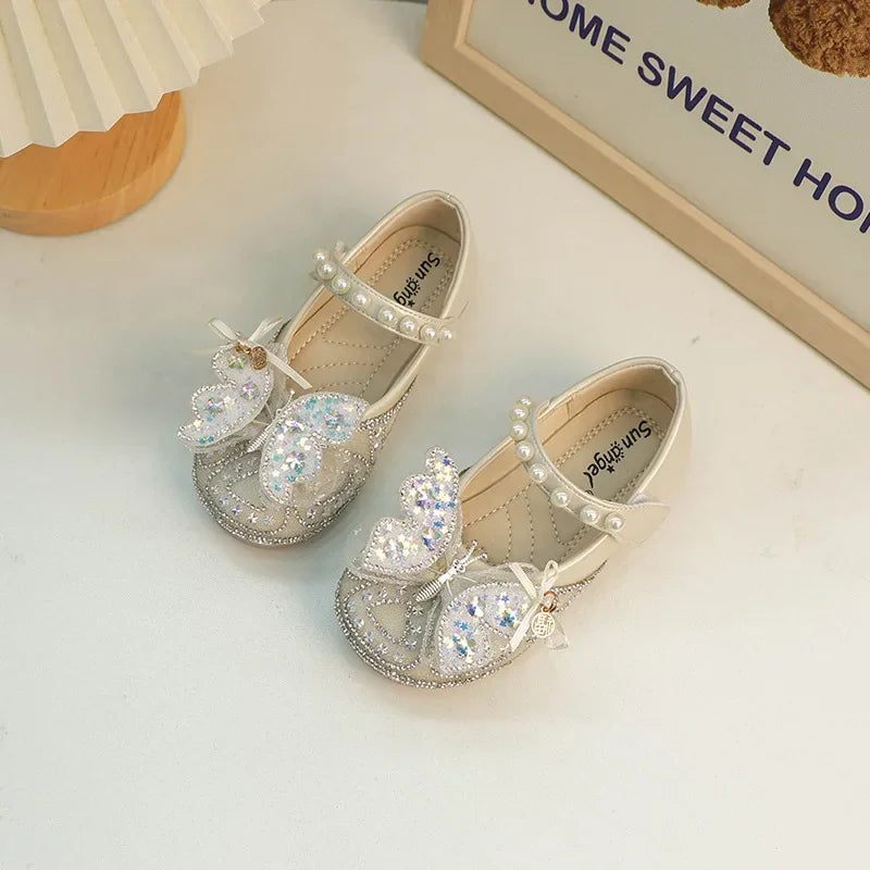 Children's Chic Princess Shoes for Girls Luxury Rhinestone