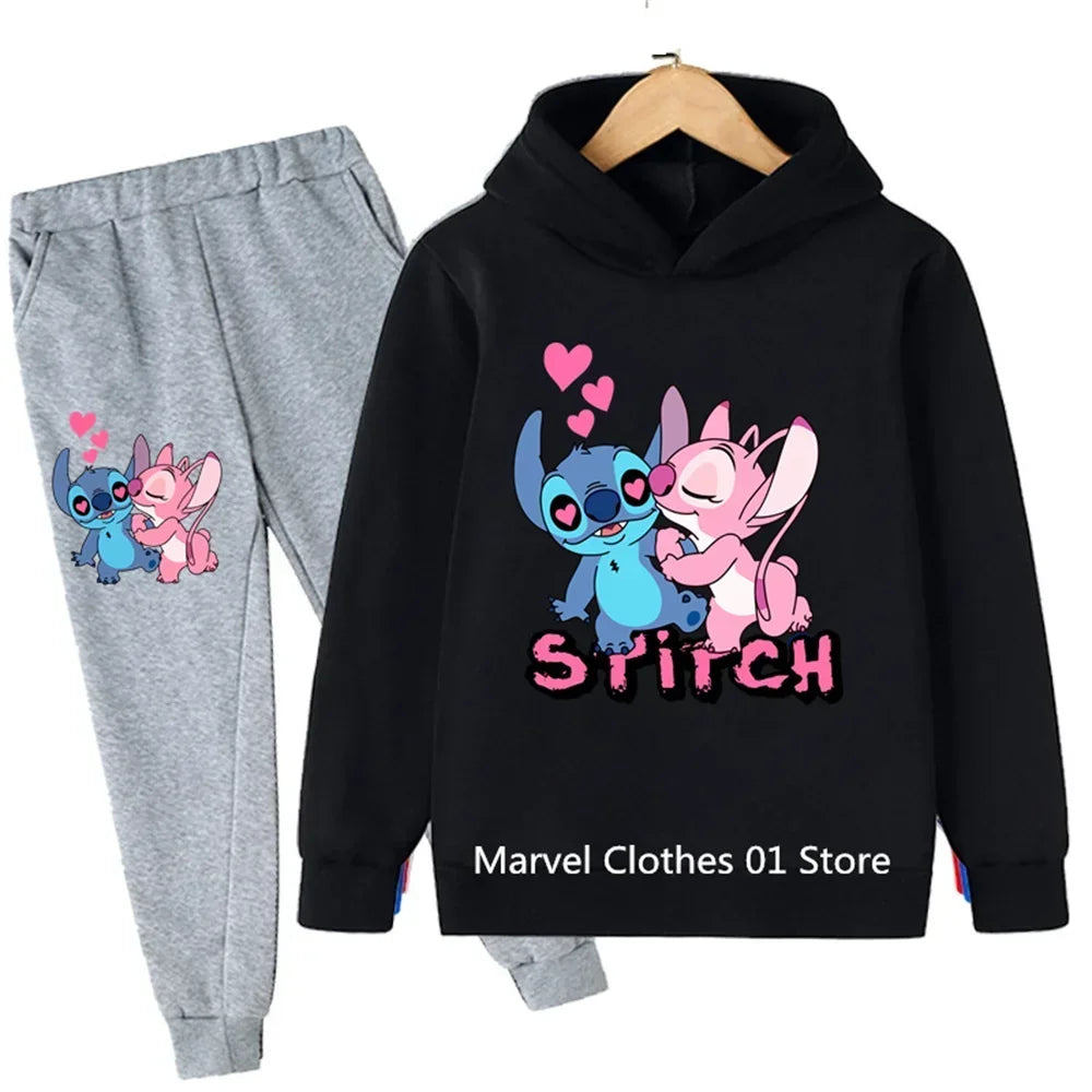 Two Piece Stitch Hoodie Sets