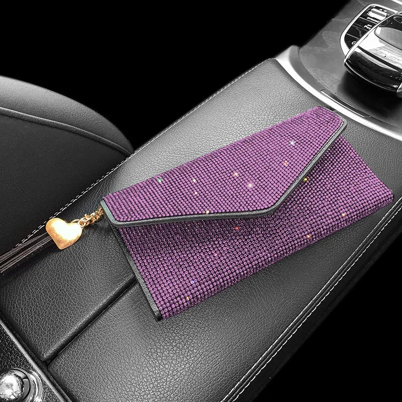 Thin Bling Rhinestone Wallet