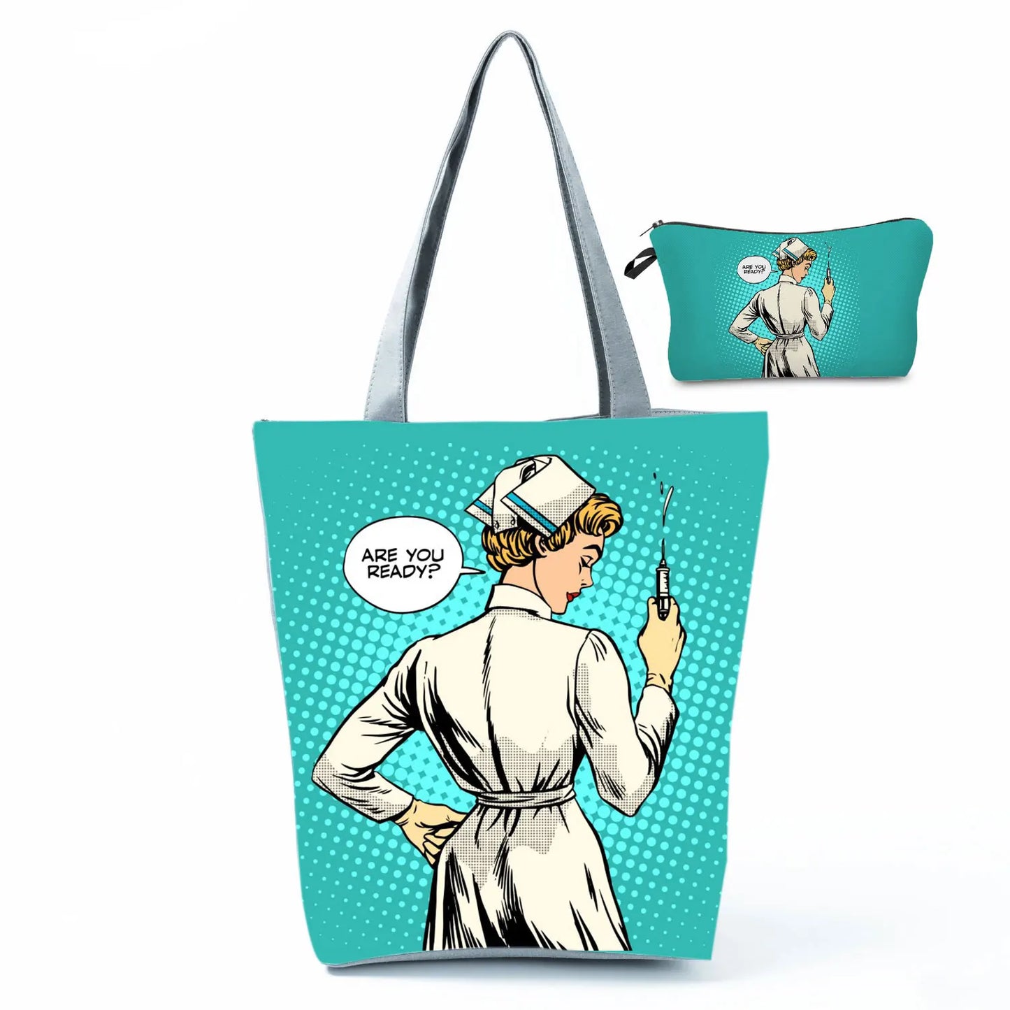 New Fashion Nurse Printed Tote