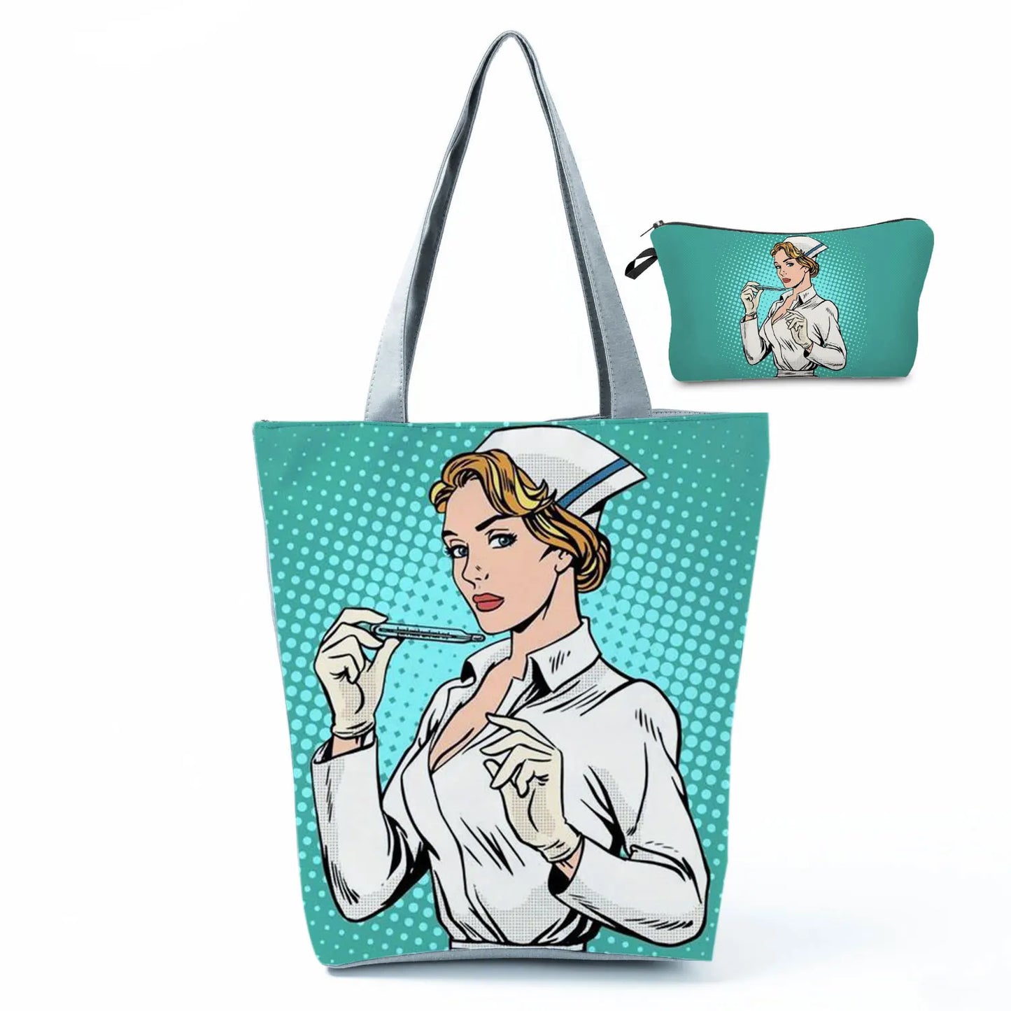 New Fashion Nurse Printed Tote