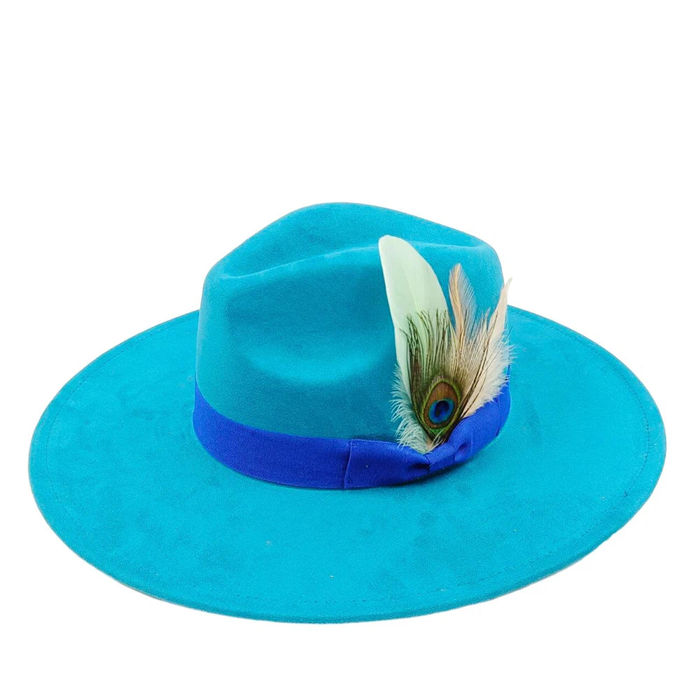 Hand Drawn Fedora Hat for Men and Women