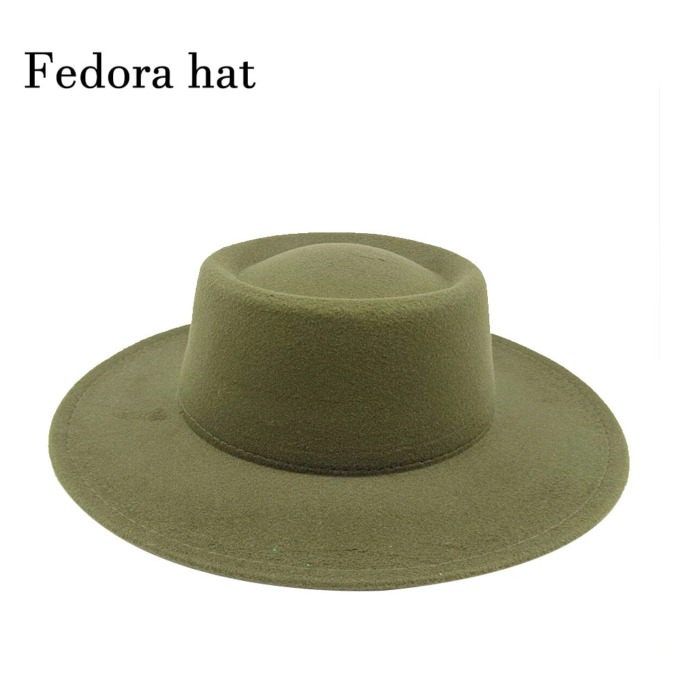 Hand Drawn Fedora Hat for Men and Women