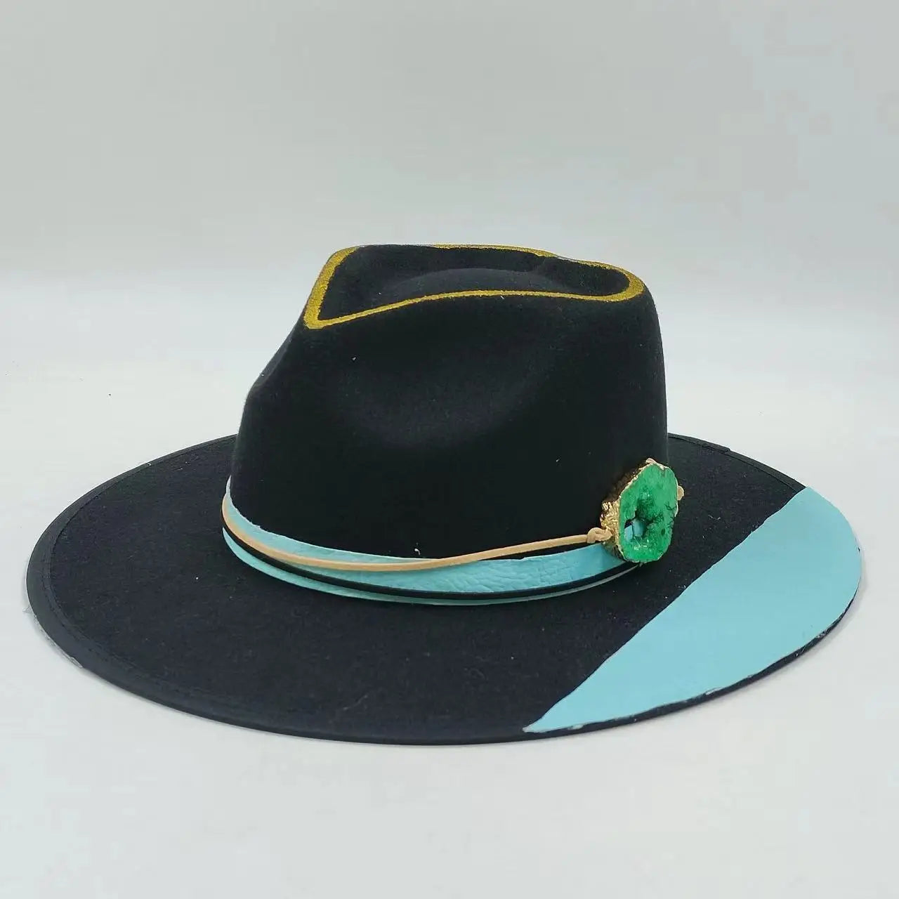 Hand Drawn Fedora Hat for Men and Women