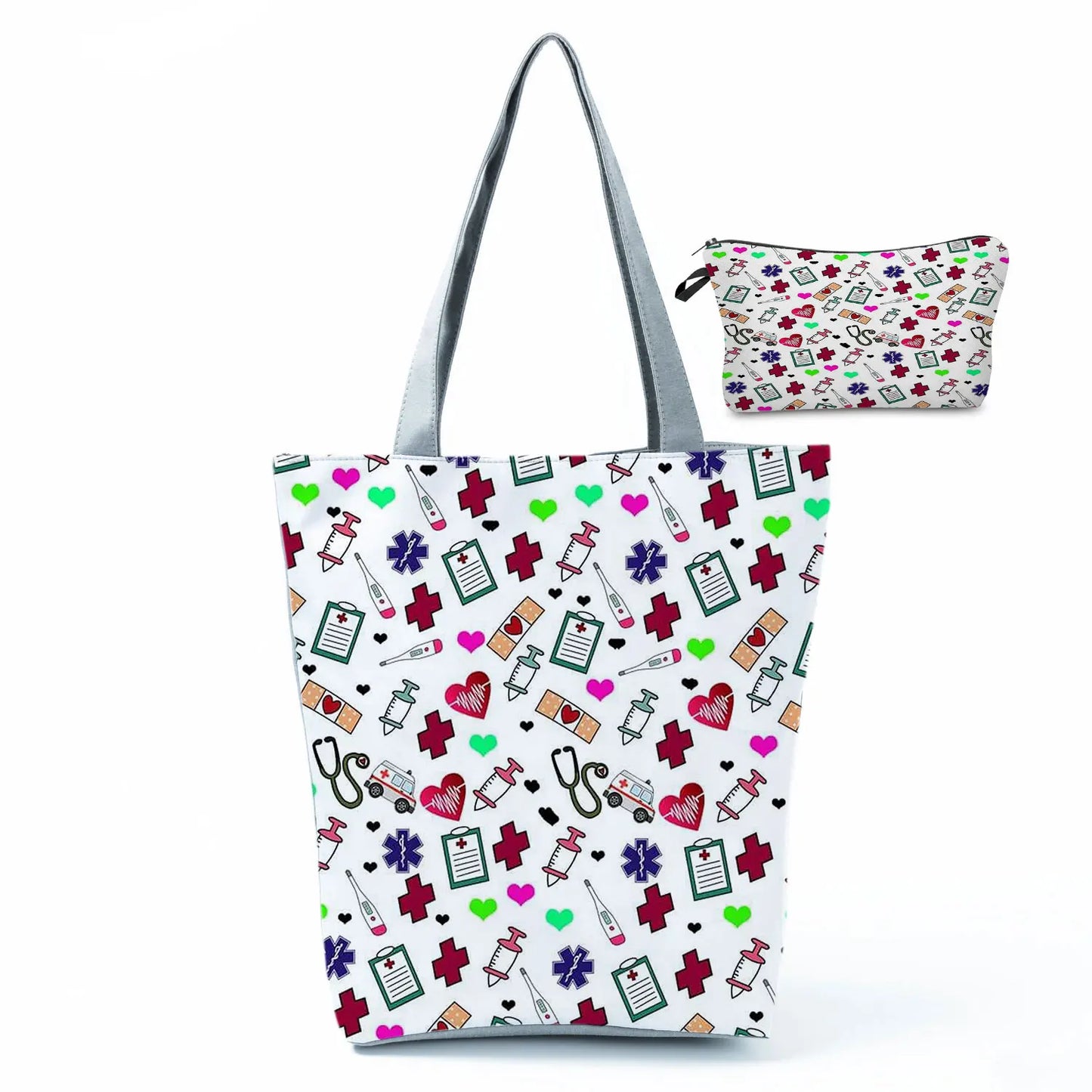 New Fashion Nurse Printed Tote