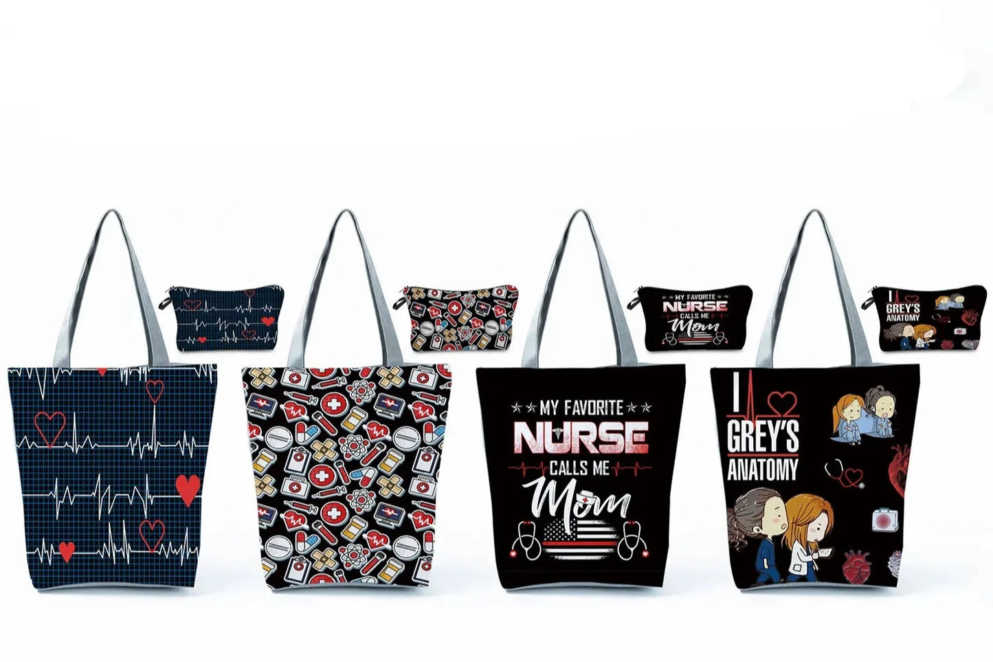 New Fashion Nurse Printed Tote