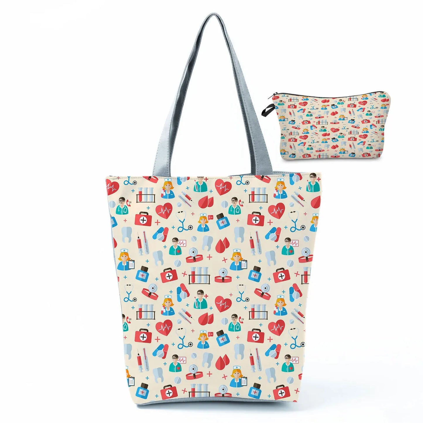 New Fashion Nurse Printed Tote