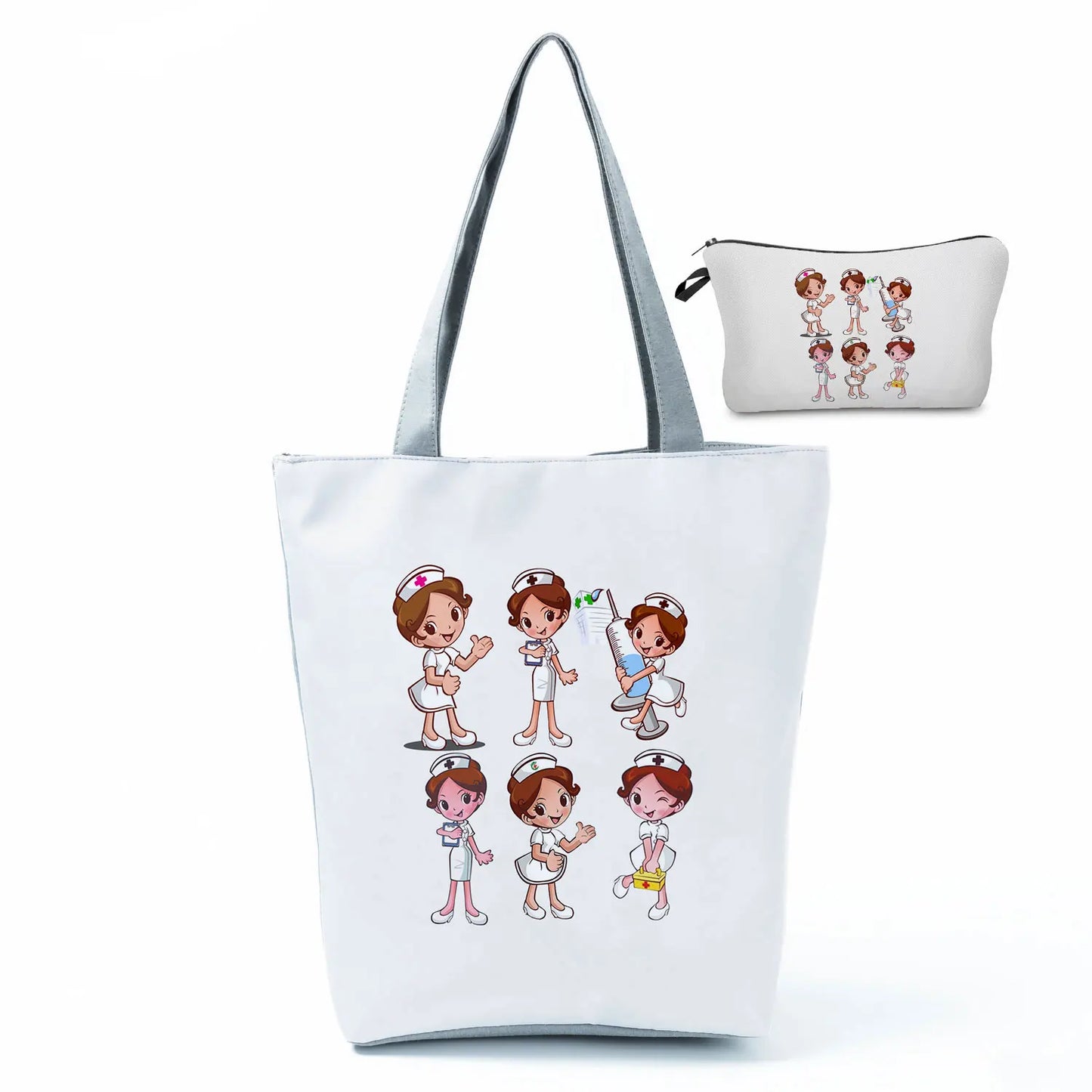 New Fashion Nurse Printed Tote