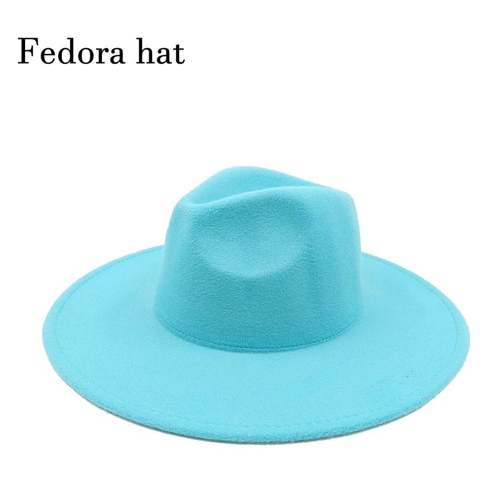 Hand Drawn Fedora Hat for Men and Women