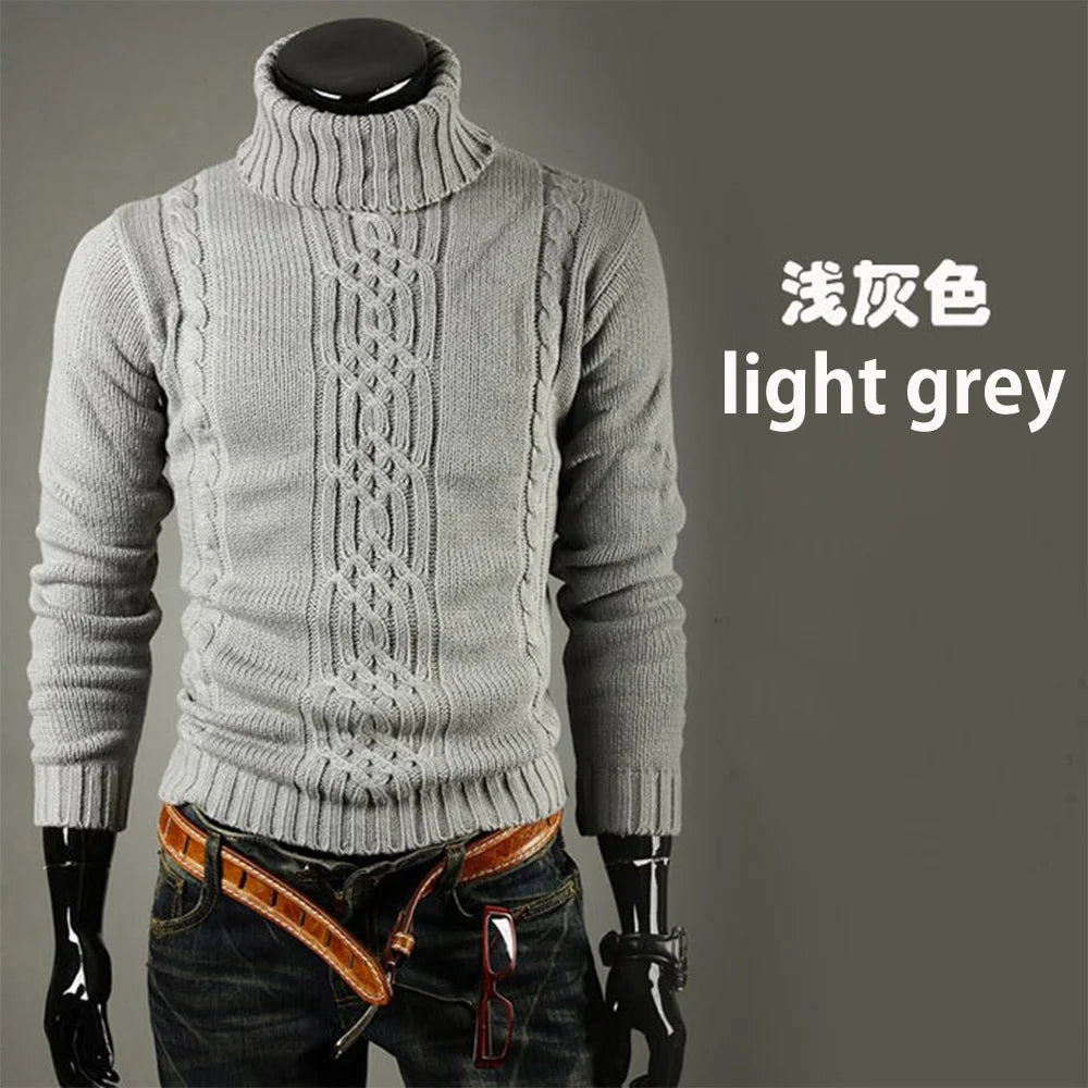 Men's High Quality Turtleneck Sweater