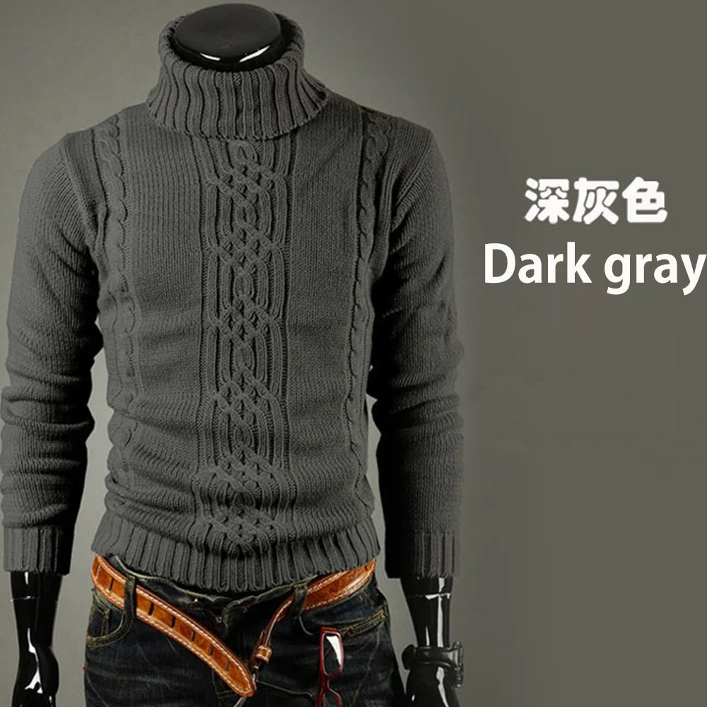 Men's High Quality Turtleneck Sweater