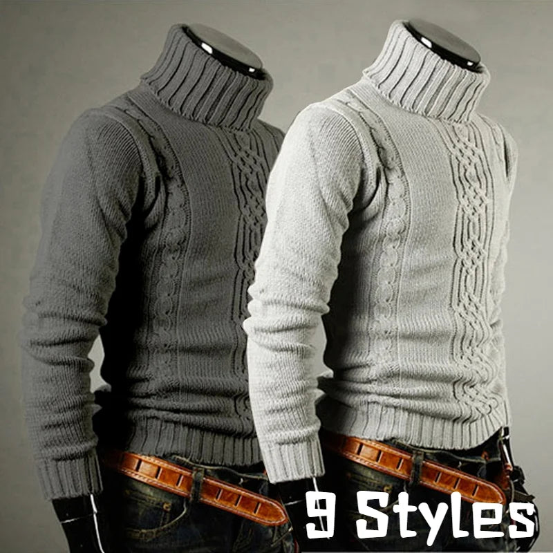 Men's High Quality Turtleneck Sweater