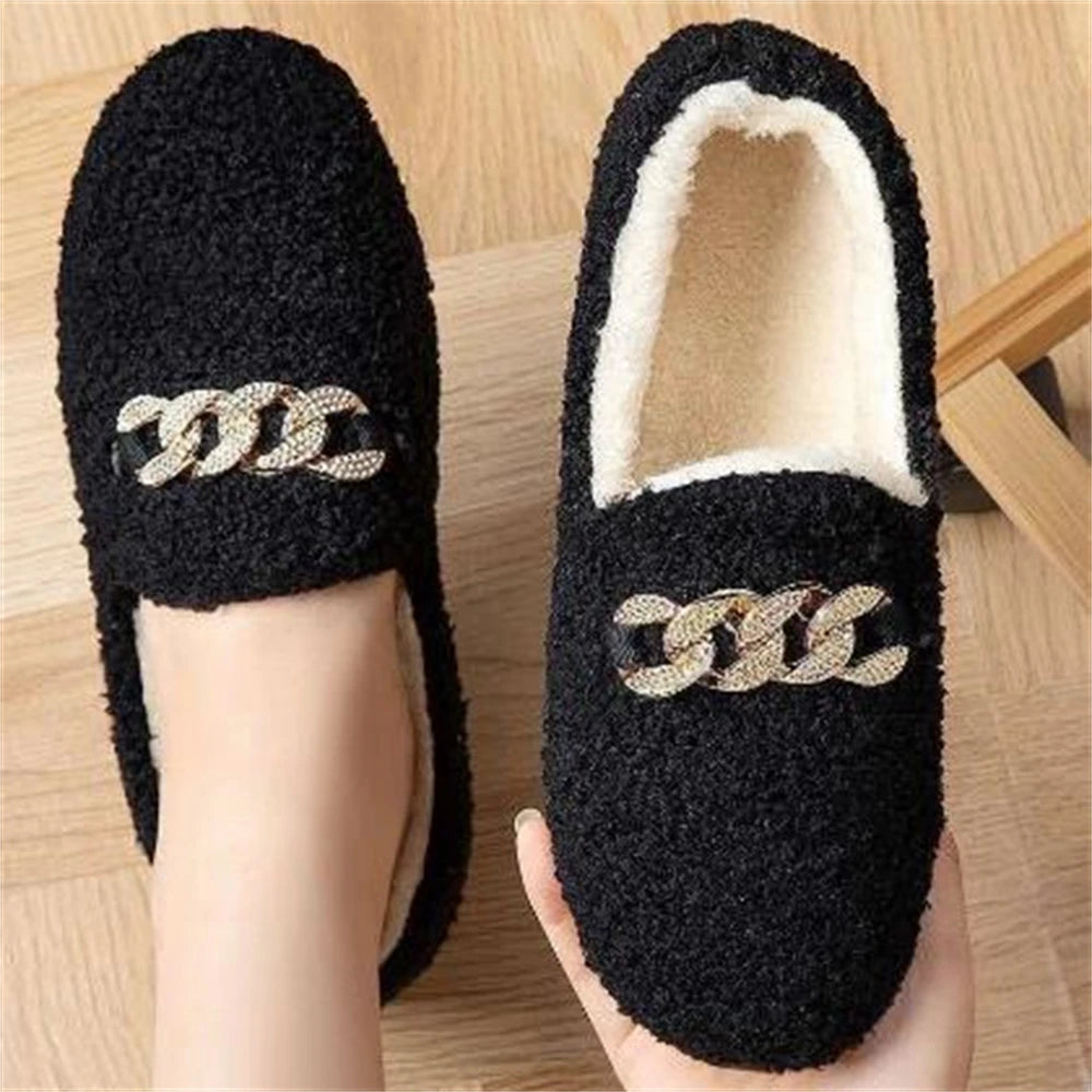 2024 Designer Luxury Lambswool Loafers