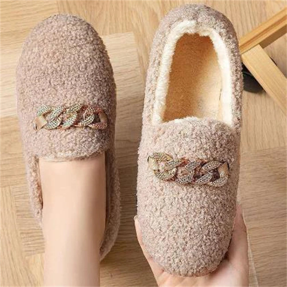 2024 Designer Luxury Lambswool Loafers