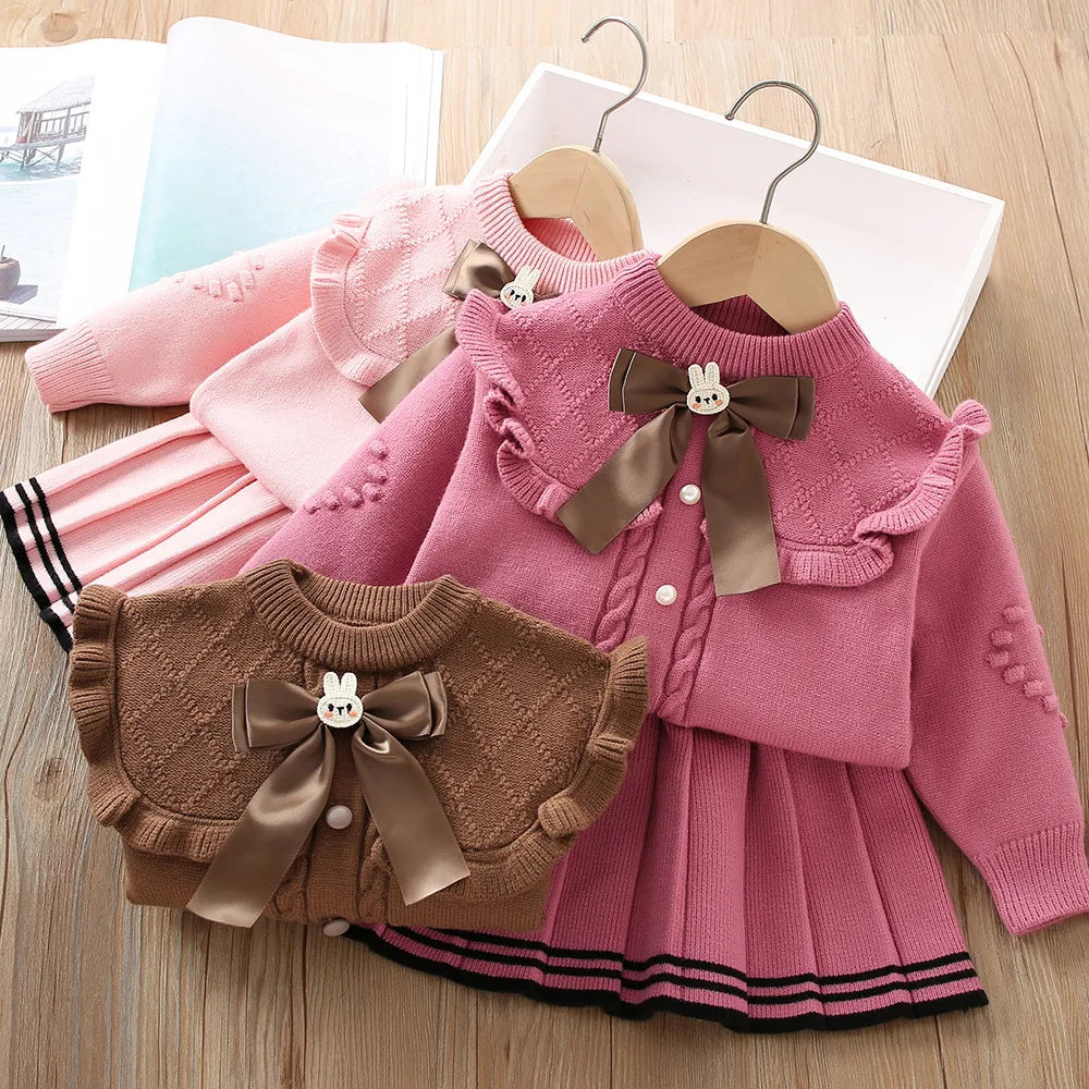 Girls Woolen Jersey Clothing Sets