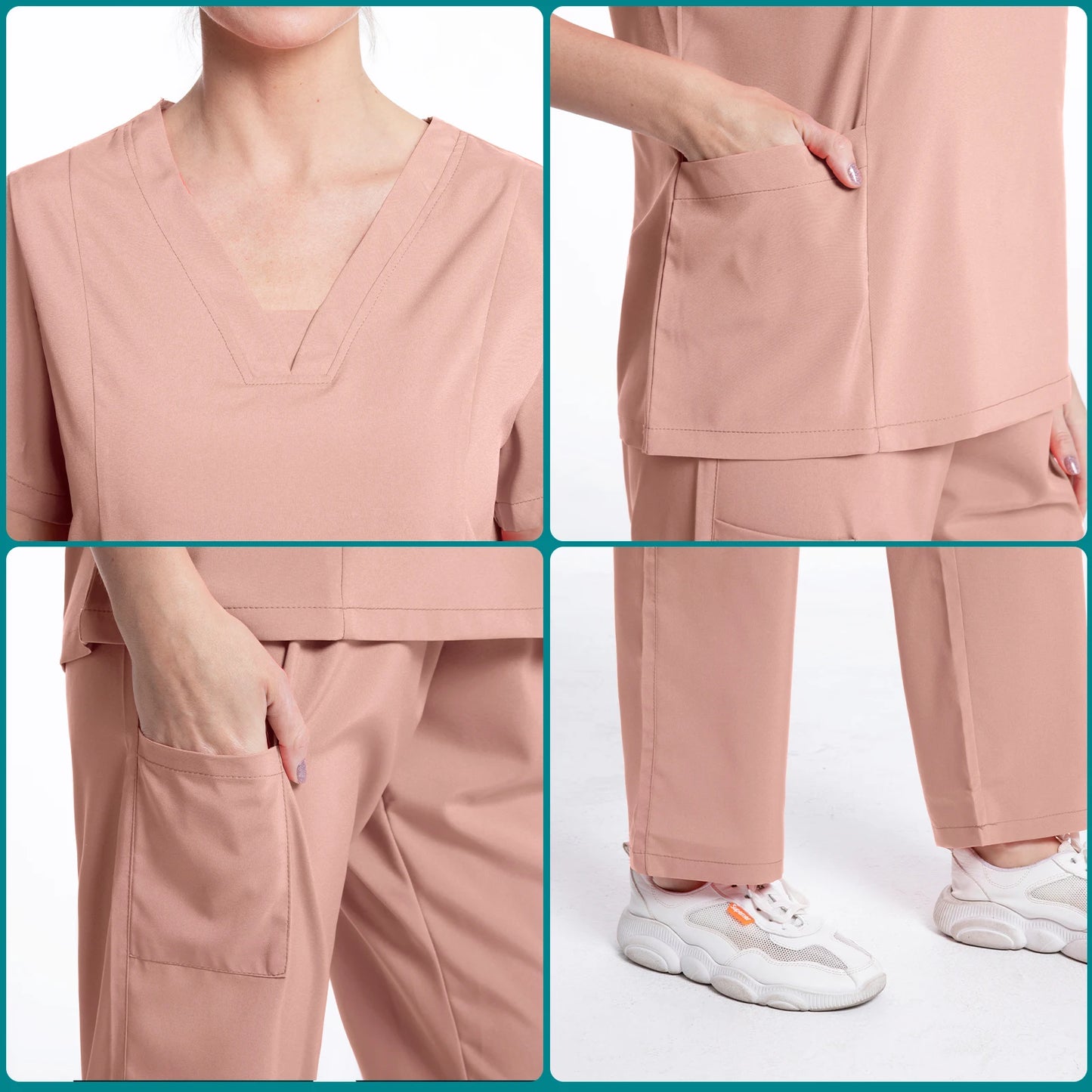 V Neck Scrubs Sets