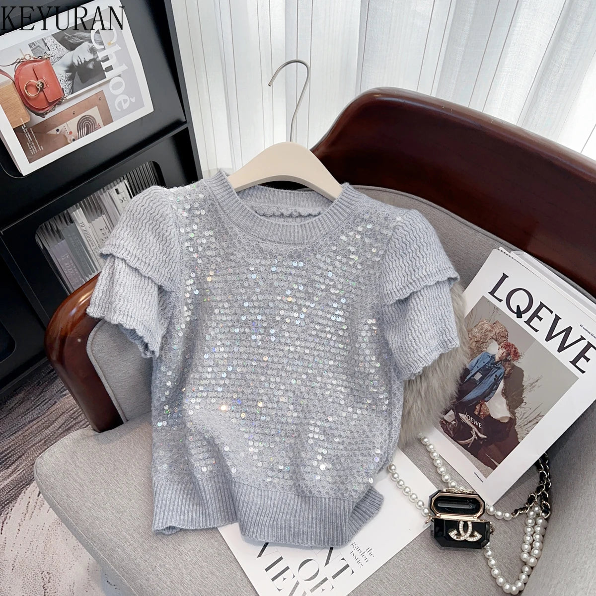 Sequin Pullovers Sweater