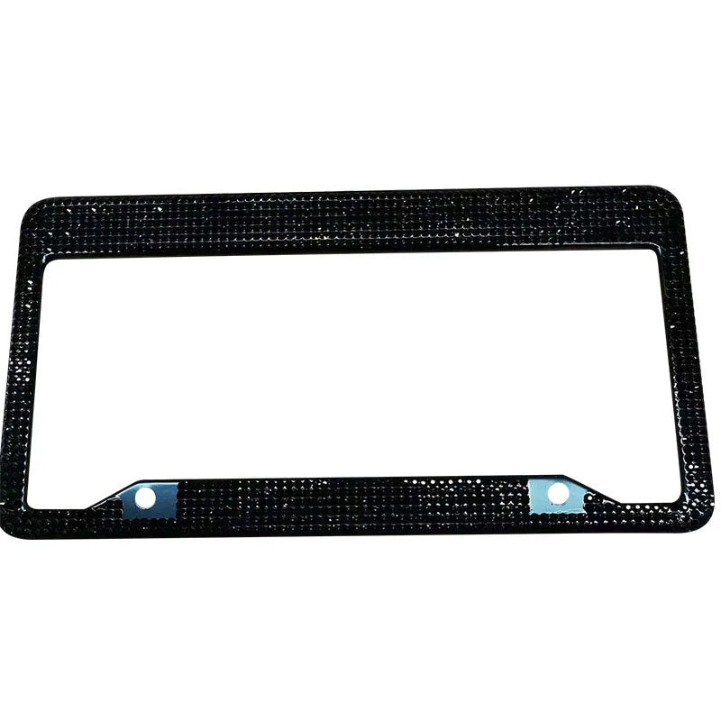 Luxury Handcrafted Rhinestone License Plate Frame