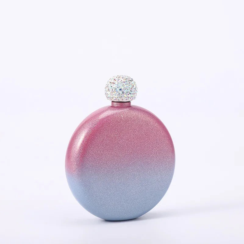 Cute Rhinestone Liquor Flask for Women