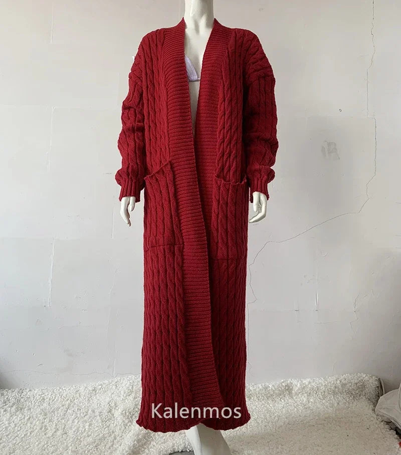 Kintted Cardigan Long Jacket