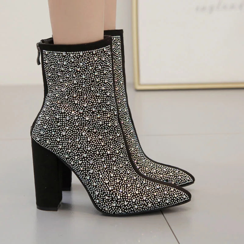 Lightweight  Rhinestone Ankle