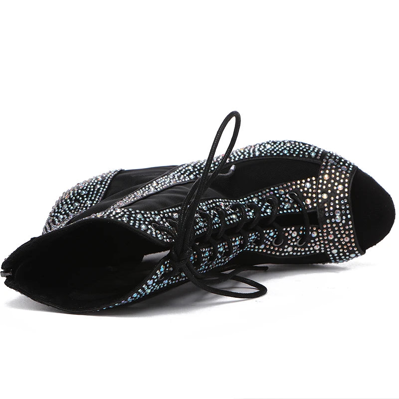 Rhinestone Dance Boot
