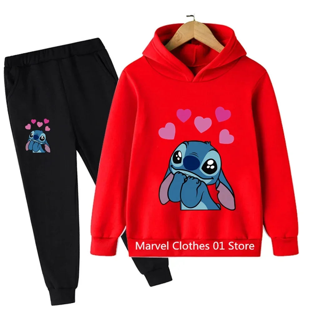 Two Piece Stitch Hoodie Sets