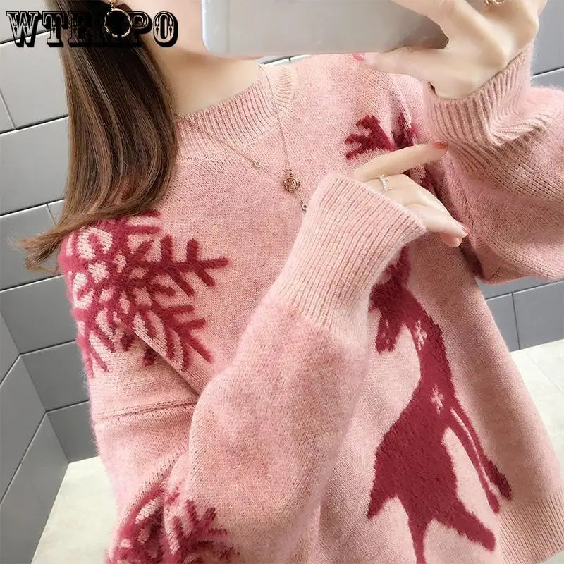 Christmas Loose Knitted Sweaters